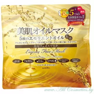 ALOVIVI Маска для лица, упаковка 45 штук, с натуральными маслами | 510мл | Beautiful Skin Oil Essence Face Mask