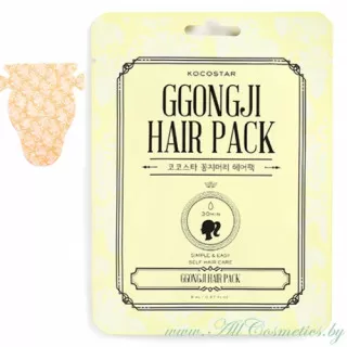 KOCOSTAR Hair Маска для поврежденных волос, восстанавливающая, Конский хвост | 8мл | GGONGJI HAIR PACK