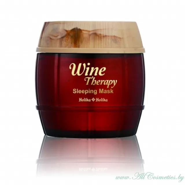 Holika Holika Wine Therapy Sleeping Mask RED WINE Ночная крем-маска Красное вино, 120мл