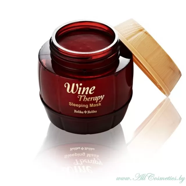 Holika Holika Wine Therapy Sleeping Mask RED WINE Ночная крем-маска Красное вино, 120мл