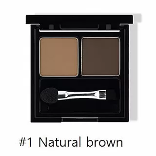 TONY MOLY Easy Touch Тени для бровей, 2-01 Natural Brown  | 4 гр | Easy Touch Cake Eyebrow 2-01 Natural Brown