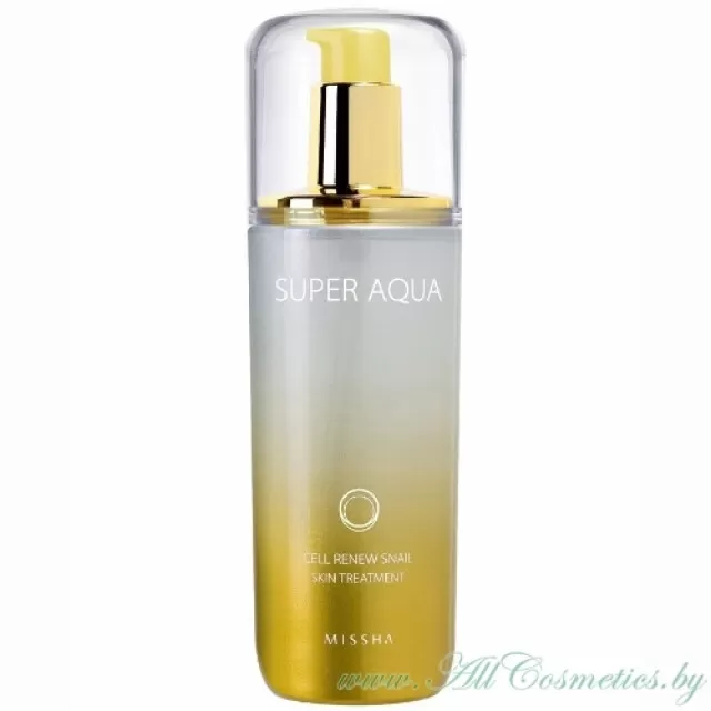 MISSHA SUPER AQUA Cell Renew Snail Тоник регенерирующий | 130мл | SUPER AQUA Cell Renew Snail Skin Treatment