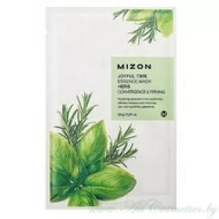 MIZON JOYFUL TIME Маска для лица, Herb - Травы | 23г | JOYFUL TIME Essence Mask, Herb