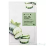 MIZON JOYFUL TIME Маска для лица, Cucumber - Огурец | 23г | JOYFUL TIME Essence Mask, Cucumber