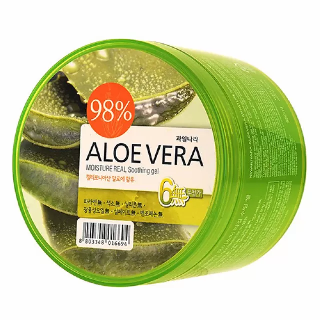 WELCOS ALOE VERA Гель увлажняющий для лица и тела, с экстрактом Алоэ Вера, 98% | 500мл | Kwailnara ALOE VERA Moisture Real Soothing Gel 98%