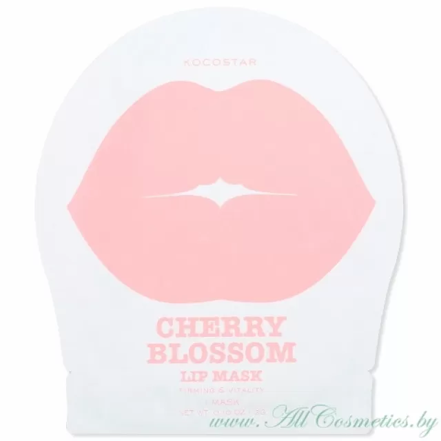 KOCOSTAR Lip Гидрогелевые патчи (маска) для губ, Цветущая Вишня | 3г | CHERRY BLOSSOM Lip Mask