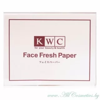 KWC Матирующие салфетки для лица | 150шт | Face Fresh Paper