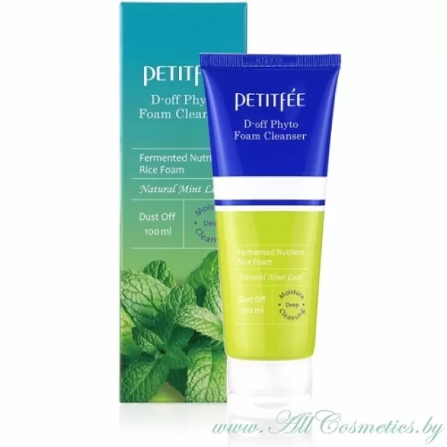 PETITFEE Фито-пенка для умывания, очищающая | 100мл | D-Off Phyto Foam Cleanser