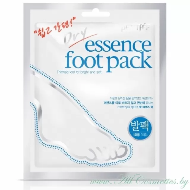 PETITFEE Dry Essence Маска-носочки для ног, смягчающая и питательная | Dry Essence Foot Pack