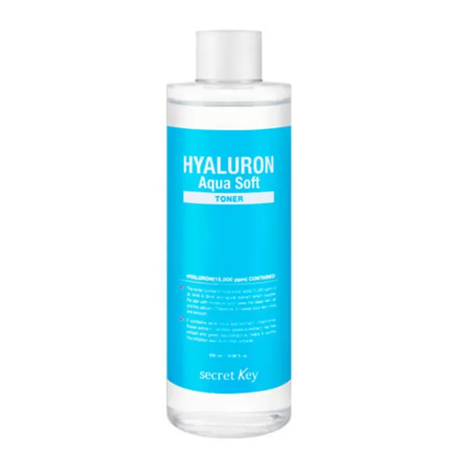 Secret Key Hyaluron Тонер гиалуроновый | 500мл | Hyaluron Soft Micro-Peel Toner