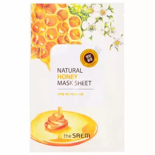 the SAEM NATURAL Маска тканевая с экстрактом меда | 21мл | NATURAL Honey Mask Sheet