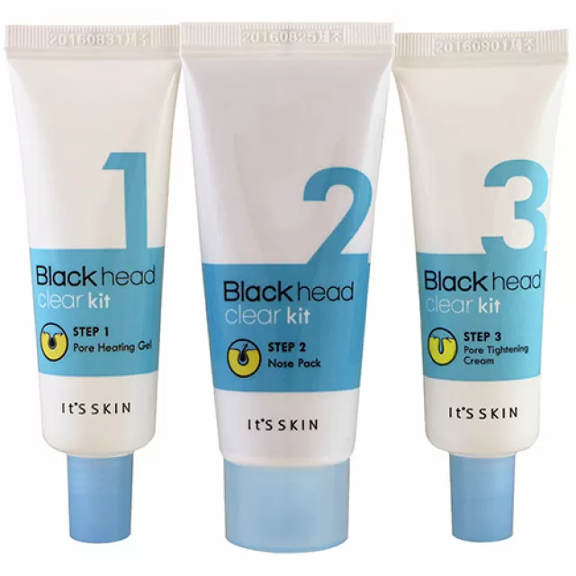 ItS SKIN Набор трехшаговый против черных точек | (30мл+40мл+30мл) | Blackhead Clear Kit 123