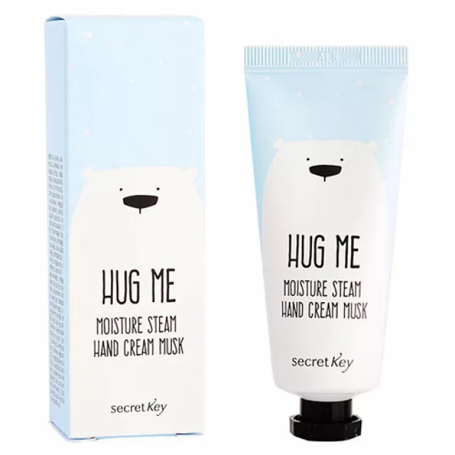 Secret Key Hug Me Крем для рук увлажняющий, мускусный аромат | 30мл | Hug Me Moisture Steam Hand Cream Musk