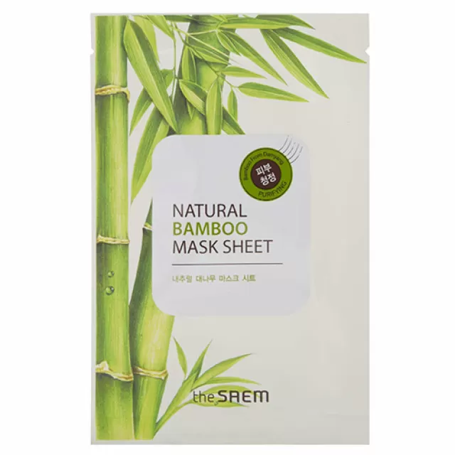 the SAEM NATURAL Маска тканевая с экстрактом бамбука | 21мл | NATURAL Bamboo Mask Sheet