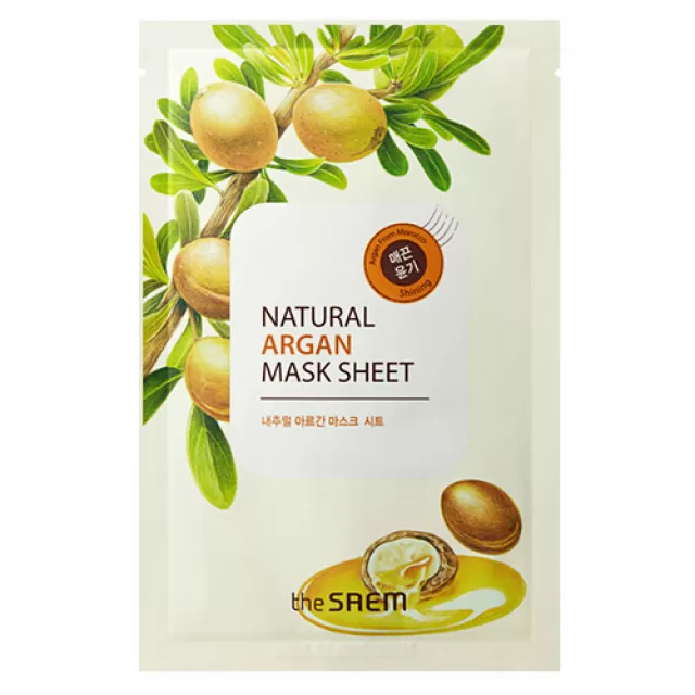 the SAEM NATURAL Маска тканевая с экстрактом арганы | 21мл | NATURAL Argan Mask Sheet