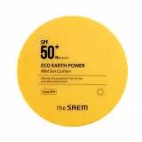 the SAEM ECO EARTH POWER Кушон солнцезащитный SPF 50+ PA+++ | 15г | ECO EARTH POWER Mild Sun Cushion SPF 50+ PA+++