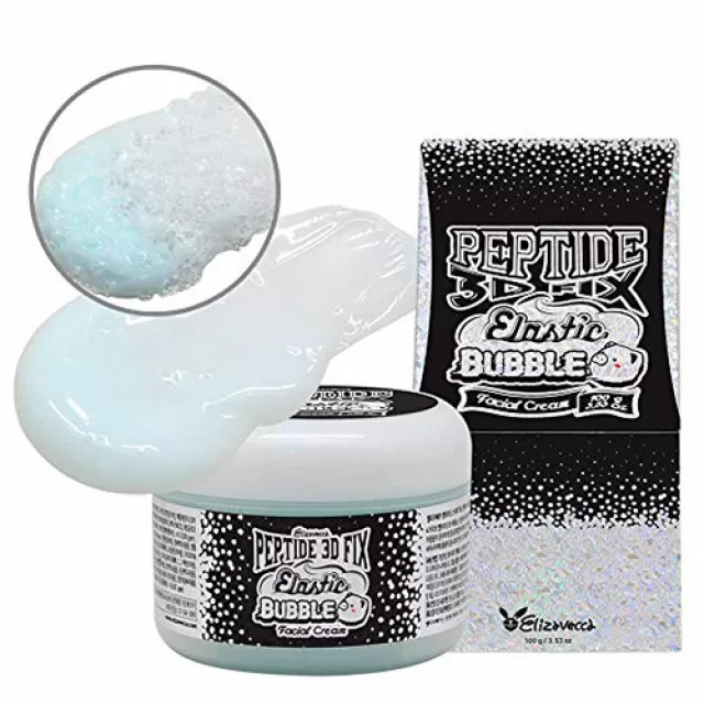 Elizavecca Peptide 3D Fix Крем для лица пузырьковый с пептидами | 100г | Peptide 3D Fix Elastic Bubble Facial Cream