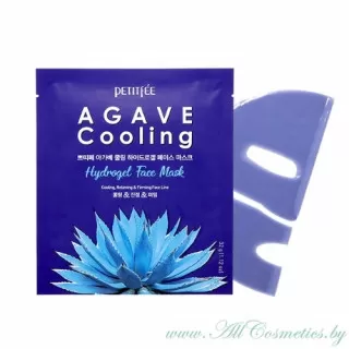 PETITFEE Agave Cooling Гидрогелевая маска для лица, Агава | 32г | Agave Cooling Hydrogel Face Mask