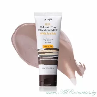 PETITFEE Маска для лица, с вулканической глиной и морской солью | 120г | JEJU Volcanic Clay Blackhead Mask With Sea Salt