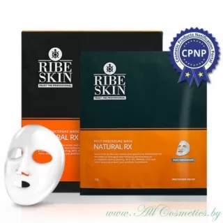 RIBESKIN NATURAL RX Пост-процедурная био-целлюлозная маска для лица | 23гр | NATURAL RX POST-PROCEDURE BIO-CELLULOSE MASK