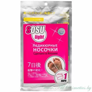 SOSU Носочки для педикюра | 1пара*50мл | SOSU Foot Peeling Pack Perorin