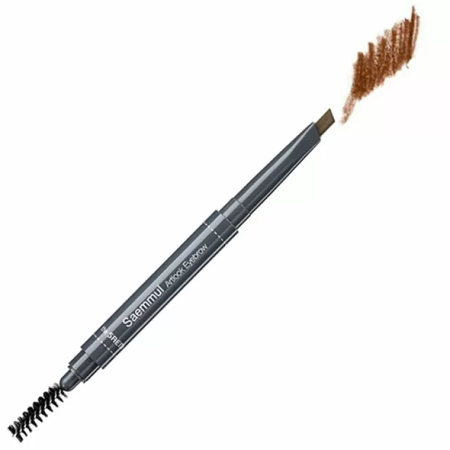 the SAEM Saemmul Карандаш для бровей, 05 коричневый натуральный | 0,2г | Saemmul Artlook Eyebrow, 05 Brown 