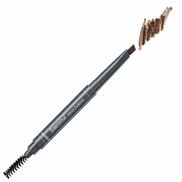 the SAEM Saemmul Карандаш для бровей, 02 темно-коричневый | 0.2г | Saemmul Artlook Eyebrow, 02 Deep Brown