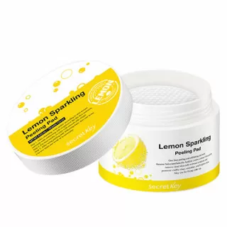 Secret Key Lemon Sparkling Пилинг-диски с экстрактом лимона | 70шт (130мл) | Lemon Sparkling Peeling Pad