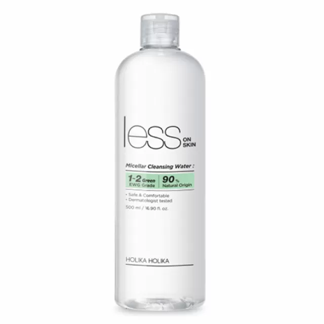 Holika Holika Less ON SKIN Мицеллярная вода для снятия макияжа | 500мл | Less ON SKIN Micellar Cleansing Water