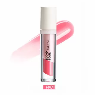 the SAEM ECO SOUL Масло-тинт для губ, PK01 | 4г | ECO SOUL Tint in Oil, PK01 Cherry in Pink