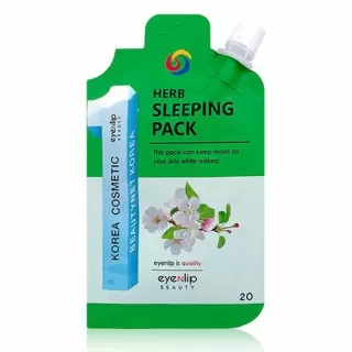 eyenlip Pocket Pouch Line Маска ночная увлажняющая с экстрактами трав | 20г | Pocket Pouch Line Herb Sleeping Pack