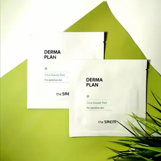 подарок: the SAEM DERMA PLAN Увлажняющий пад | 2шт*17г | DERMA PLAN Cica Gauze Pad