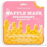 KOCOSTAR Waffle Маска вафельная, тонизирующая кожу, Клубничный фреш | 40мл | Waffle Mask, Strawberry