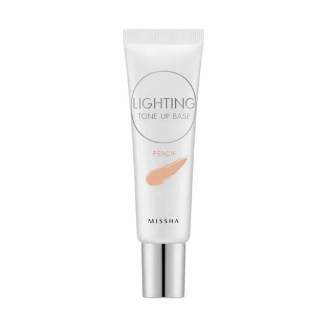 MISSHA Основа-праймер под макияж, Peach (персиковый цвет) | 20мл | Lighting Tone Up Base SPF30 PA++, Peach