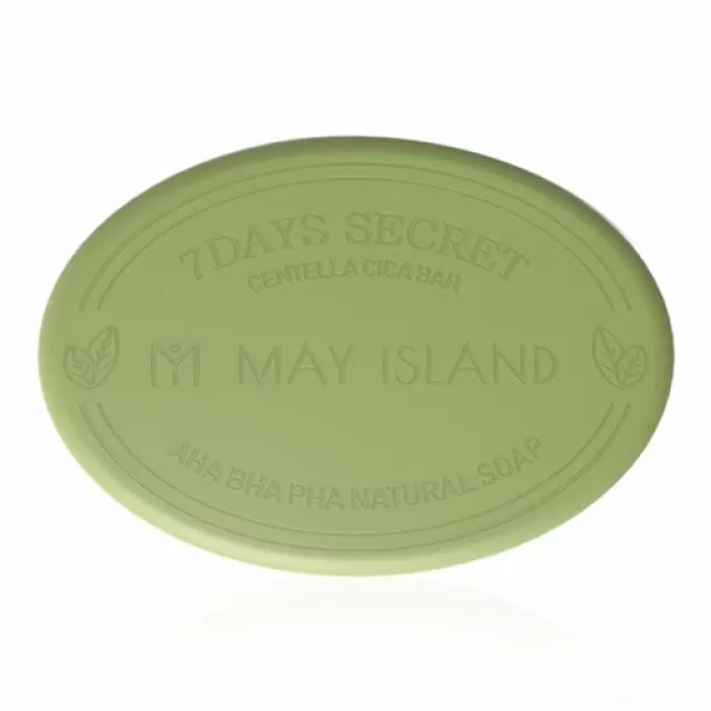 MAY ISLAND 7 Days Secret Мыло для проблемной кожи | 100г | 7 Days Secret Centella Cica Pore Cleansing Bar