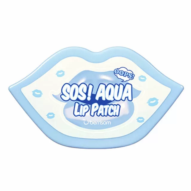 berrisom SOS Маска-патч для губ увлажняющая | 30шт | SOS Oops Aqua Lip Patch