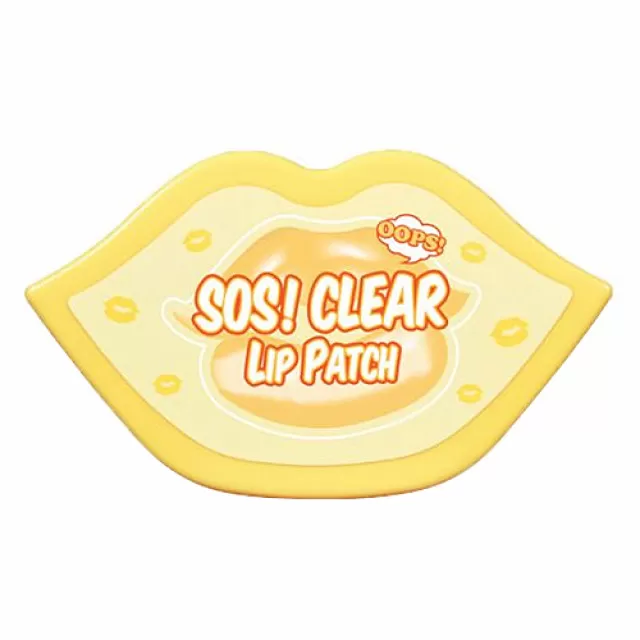 berrisom SOS Маска-патч для губ с эффектом пиллинга | 30шт | SOS Oops Clear Lip Patch