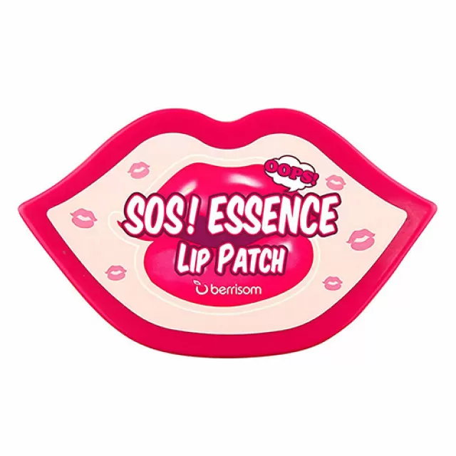 berrisom SOS Маска-патч для губ восстанавливающая | 30шт | SOS Oops Essence Lip Patch