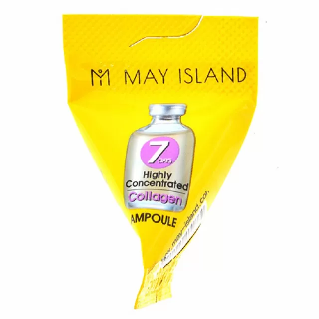 подарок: MAY ISLAND 7 Days Сыворотка ампульная увлажняющая с коллагеном | 3мл | 7 Days Highly Concentrated Collagen Ampoule