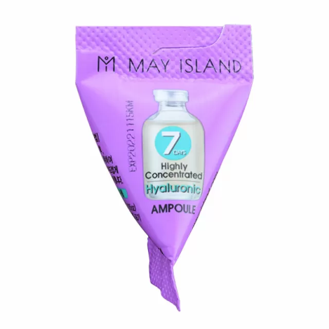 MAY ISLAND 7 Days Сыворотка ампульная увлажняющая с гиалуроновой кислотой | 3мл | 7 Days Highly Concentrated Hyaluronic Ampoule