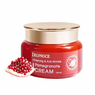 Deoproce Whitening and Anti-Wrinkle Pomegranate Крем для лица антивозрастной с гранатом | 100мл | Whitening and Anti-Wrinkle Pomegranate Cream