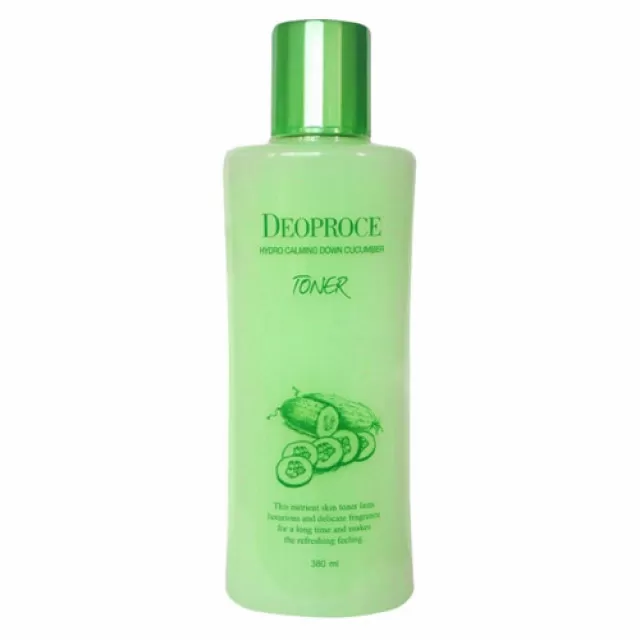 Deoproce Тонер успокаивающий с экстрактом огурца | 380мл | Hydro Calm Down Cucumber Toner