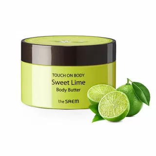the SAEM TOUCH ON BODY Крем-масло для тела, лайм | 200мл | TOUCH ON BODY Sweet Lime Body Butter