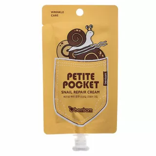 berrisom Petite Pocket Крем для лица с улиточным муцином | 30г | Petite Pocket Snail Repair Cream