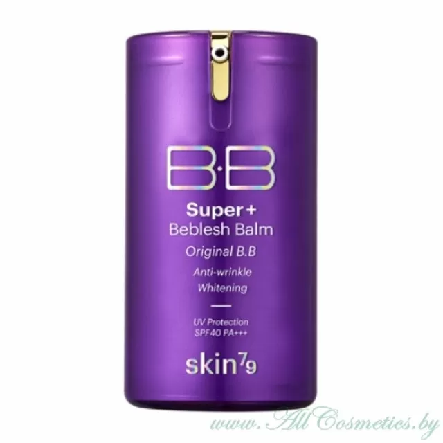 skin79 ВВ крем многофункциональный, PURPLE, SPF40 PA+++ | 40мл | Super Plus Beblesh Balm, PURPLE BB Cream, SPF40 PA+++