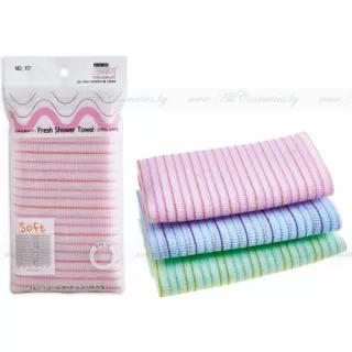 SUNGBO CLEAMY Мочалка для душа, ниже-средней жесткости (Soft Type 2) | no.117 | CLEAMY Fresh Shower Towel