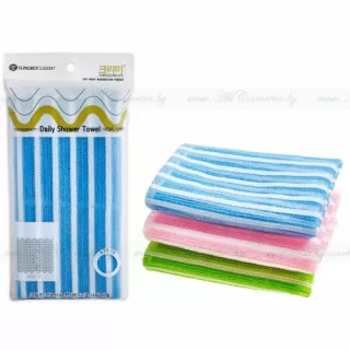 SUNGBO CLEAMY Мочалка для душа, выше-средней жесткости (Medium, Soft Type 4) no.316 | CLEAMY Daily Shower Towel
