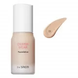 the SAEM Derma Wear Тональная основа SPF47 PA++, 01 светлый бежевый | 30мл | Derma Wear Foundation SPF47 PA++, 01 Light Beige