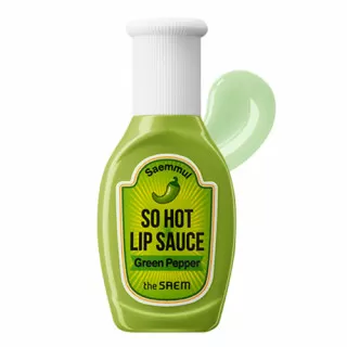 the SAEM Saemmul Блеск для губ с эффектом объема и экстрактом перца, 01 зеленый перец | 9,5г | Saemmul So Hot Lip Sauce, 01 Green Pepper