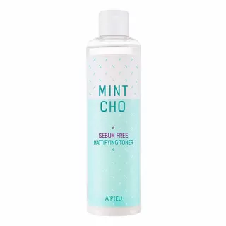 A'PIEU MINT CHO Тонер матирующий освежающий для жирной кожи | 245мл | MINT CHO Sebum Free Mattifying Toner 